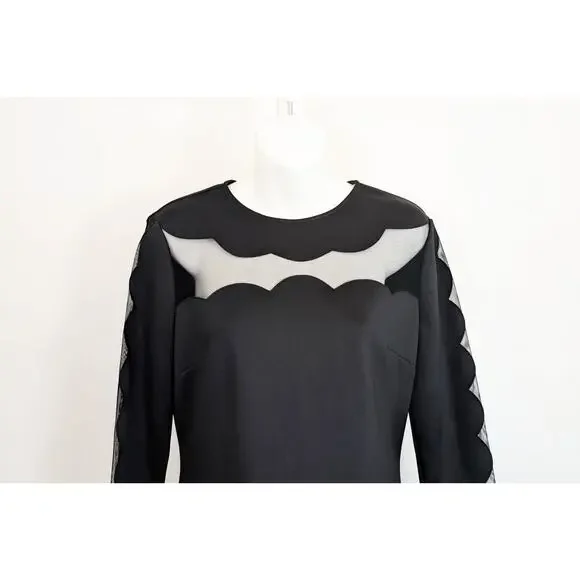 Ted Baker 3 Dress Black Serenity Bodycon Cocktail Misses Size US 8 - Picture 2 of 7